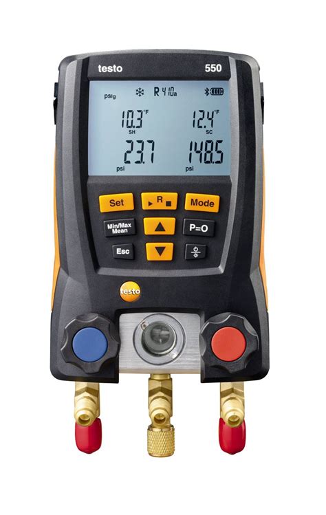 testo test gauge for hvac pressure drops|testo manifold gauge set.